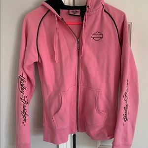 Pink Harley Davidson hoodie